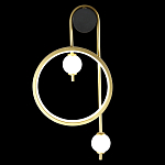 Бра с круглой рамкой и стеклянными белыми шарами B.LUX C Ball варинант исполнения - 3 | Loft Concept в Костроме