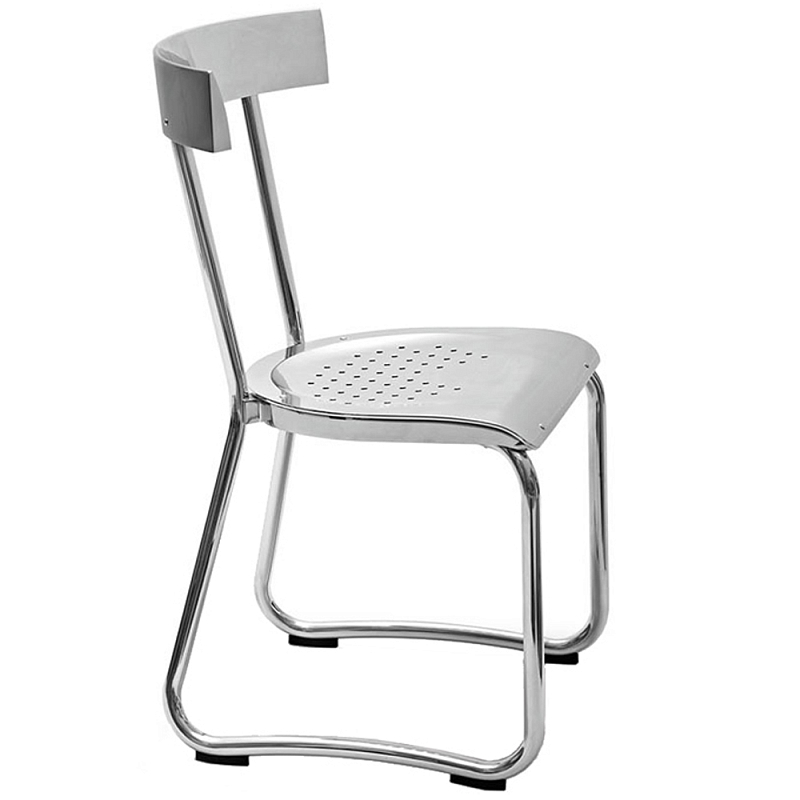 Дизайнерский стул из алюминия Gio Ponti D.235.1 Chair Хром Дизайнерский стул из алюминия Gio Ponti D.235.1 Chair Хром в Костроме | Loft Concept