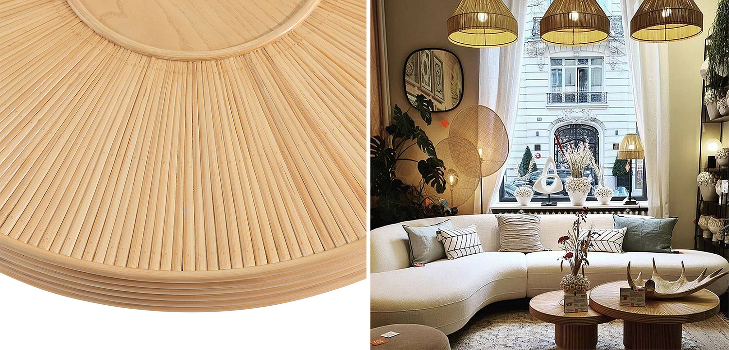 Кофейный стол Randi Wicker Coffee Table Кофейный стол Randi Wicker Coffee Table - Loft-Concept в Костроме
