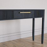 Элегантная Консоль Primo с выдвижным ящиком Черный дуб варинант исполнения - 3 | Loft Concept в Костроме