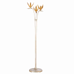 Торшер с 3-мя плафонами в виде цветов Golden Bird of Paradise варинант исполнения - 3 | Loft Concept в Костроме