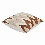 Чехол на подушку с вышивкой в виде геометрических узоров Beige Calista Square варинант исполнения - 1 | Loft Concept в Костроме