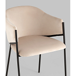 Стул Brace велюр молочный варинант исполнения - 2 | Loft Concept в Костроме