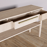 Дизайнерская Консоль с полкой и ящиком Primo Светлый дуб варинант исполнения - 5 | Loft Concept в Костроме