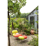 Дизайнерское разноцветное кресло на металлическом каркасе с подставкой для ног Poltronova Plasma Armchair варинант исполнения - 9 | Loft Concept в Костроме