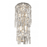 Бра с каскадом из прозрачного хрусталя и корпусом из металла цвета хром Constant Sparks варинант исполнения - 2 | Loft Concept в Костроме