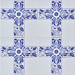 Плитка с узором Кресты варинант исполнения - 1 | Loft Concept в Костроме