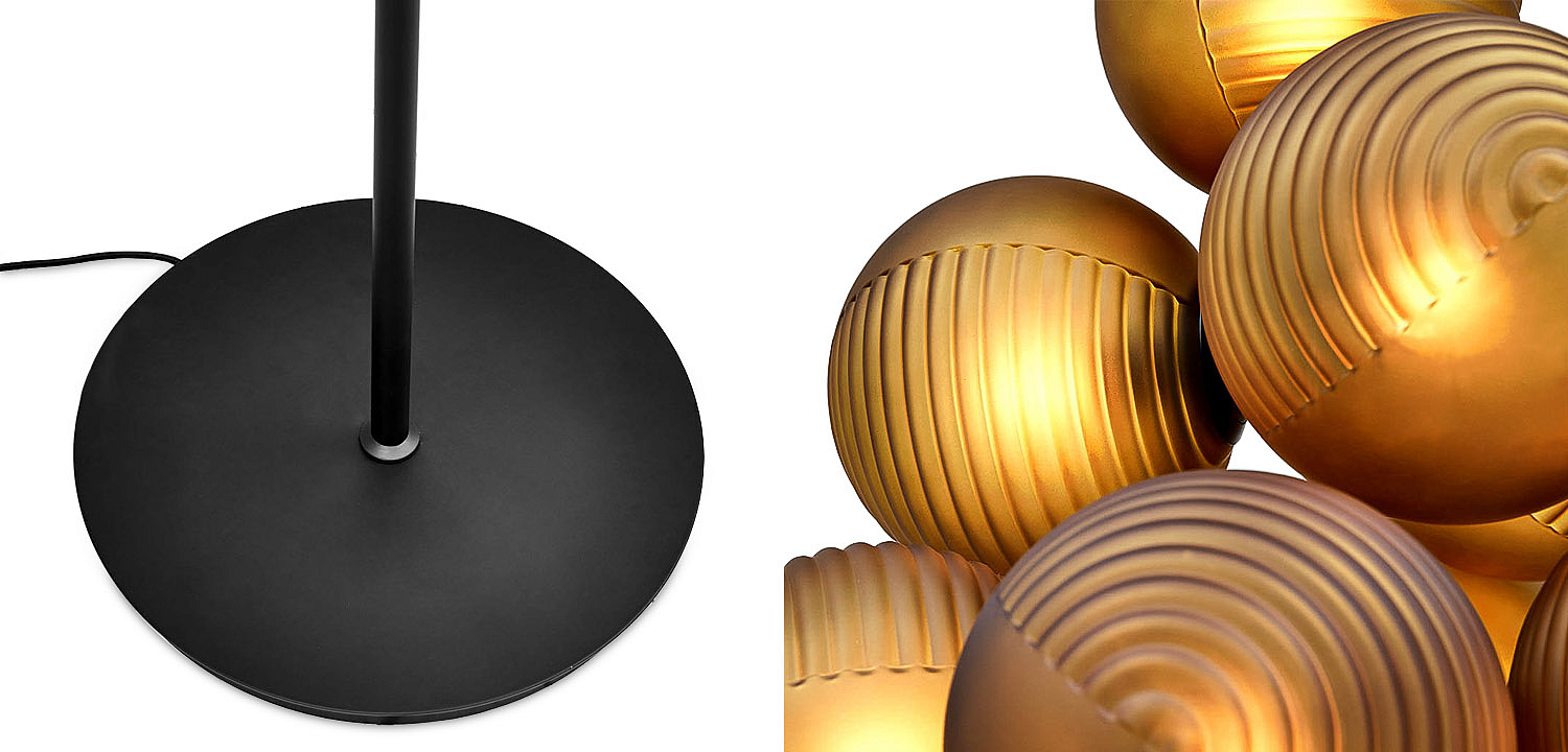 Торшер с круглыми плафонами Syridine Floor lamp Торшер с круглыми плафонами Syridine Floor lamp - Loft-Concept в Костроме