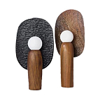 Настольная лампа из дерева Decorative Wooden Lamp варинант исполнения - 1 | Loft Concept в Костроме