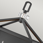 Бра в черном цвете с двумя лампами в форме свечи и стеклянными элементами Hinkley варинант исполнения - 2 | Loft Concept в Костроме