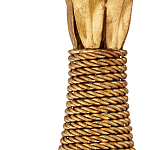 Люстра золотая с декором в виде перьев Bunch of Feathers варинант исполнения - 2 | Loft Concept в Костроме