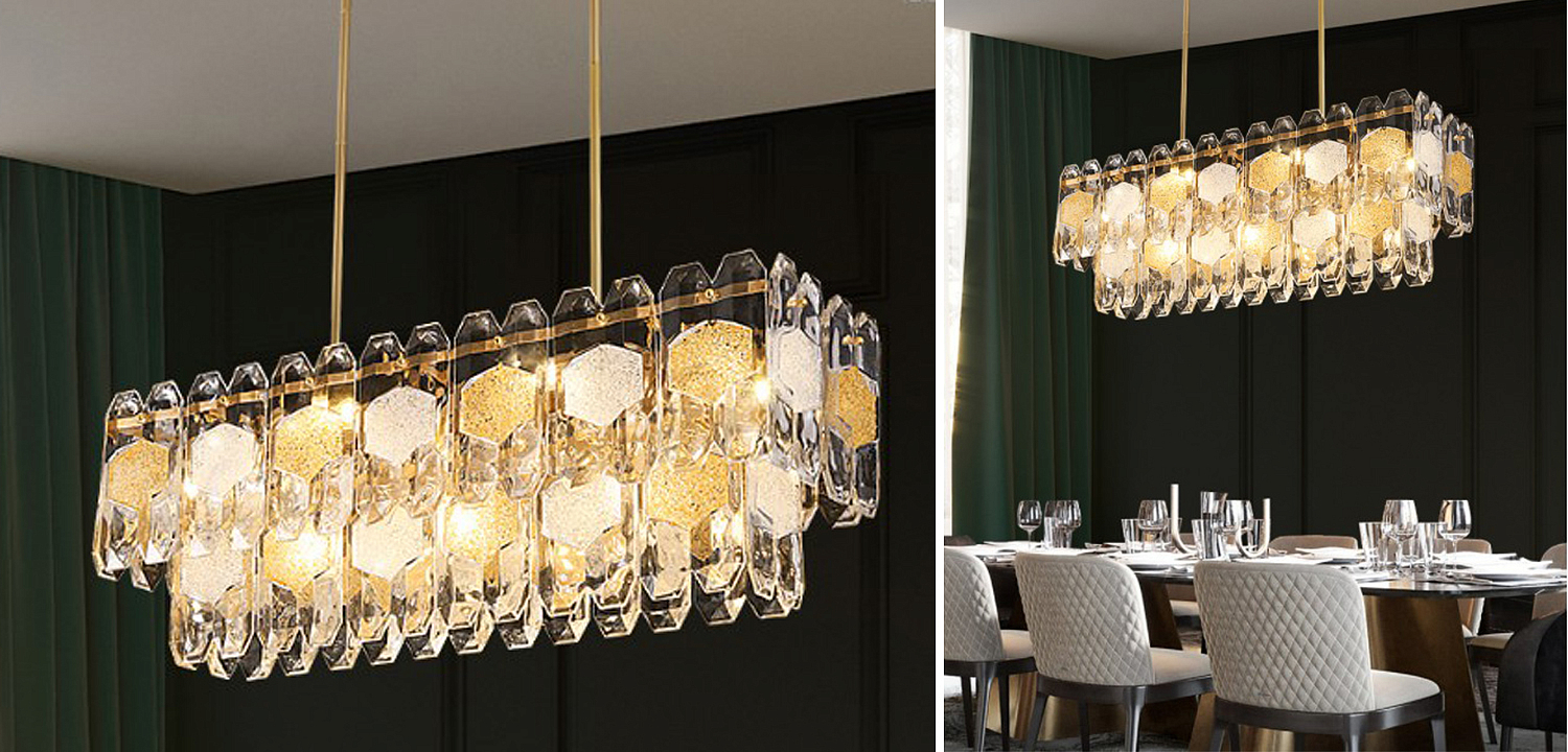 Люстра Oswalda Linear Chandelier Люстра Oswalda Linear Chandelier - Loft-Concept в Костроме