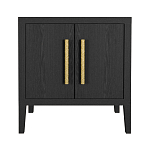 Тумбочка Primo с дверцами шпон Черный дуб варинант исполнения - 1 | Loft Concept в Костроме