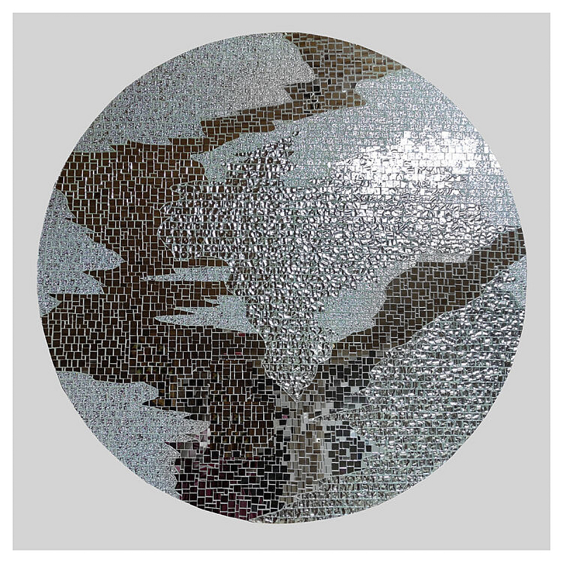 Панно «Moon light» Серый Зеркало в Костроме | Loft Concept 