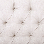 Кровать двуспальная светло-бежевая с основанием из массива дуба с мягким изголовьем Flax Beds варинант исполнения - 4 | Loft Concept в Костроме