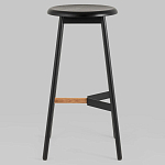 Черный барный стул Knopper варинант исполнения - 2 | Loft Concept в Костроме