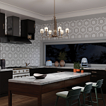  Люстра с прозрачными рифлеными цилиндрическими плафонами Kichler варинант исполнения - 28 | Loft Concept в Костроме