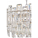 Круглая люстра с хрустальными подвесками на серебряном каркасе Gorgeous Crystal Light варинант исполнения - 4 | Loft Concept в Костроме