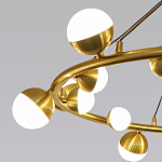 Люстра подвесная светодиодная с плафонами в форме шара Italian Globe Cedar Moss Light варинант исполнения - 3 | Loft Concept в Костроме