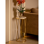 Столик дизайнерский Beige marble варинант исполнения - 4 | Loft Concept в Костроме