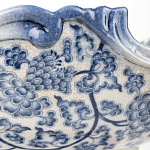 Фарфоровая чаша с птицами Blue and White варинант исполнения - 3 | Loft Concept в Костроме