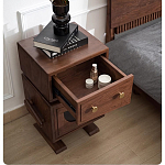 Тумбочка прикроватная с ящиком и дверцей Робот Robot Desk варинант исполнения - 6 | Loft Concept в Костроме