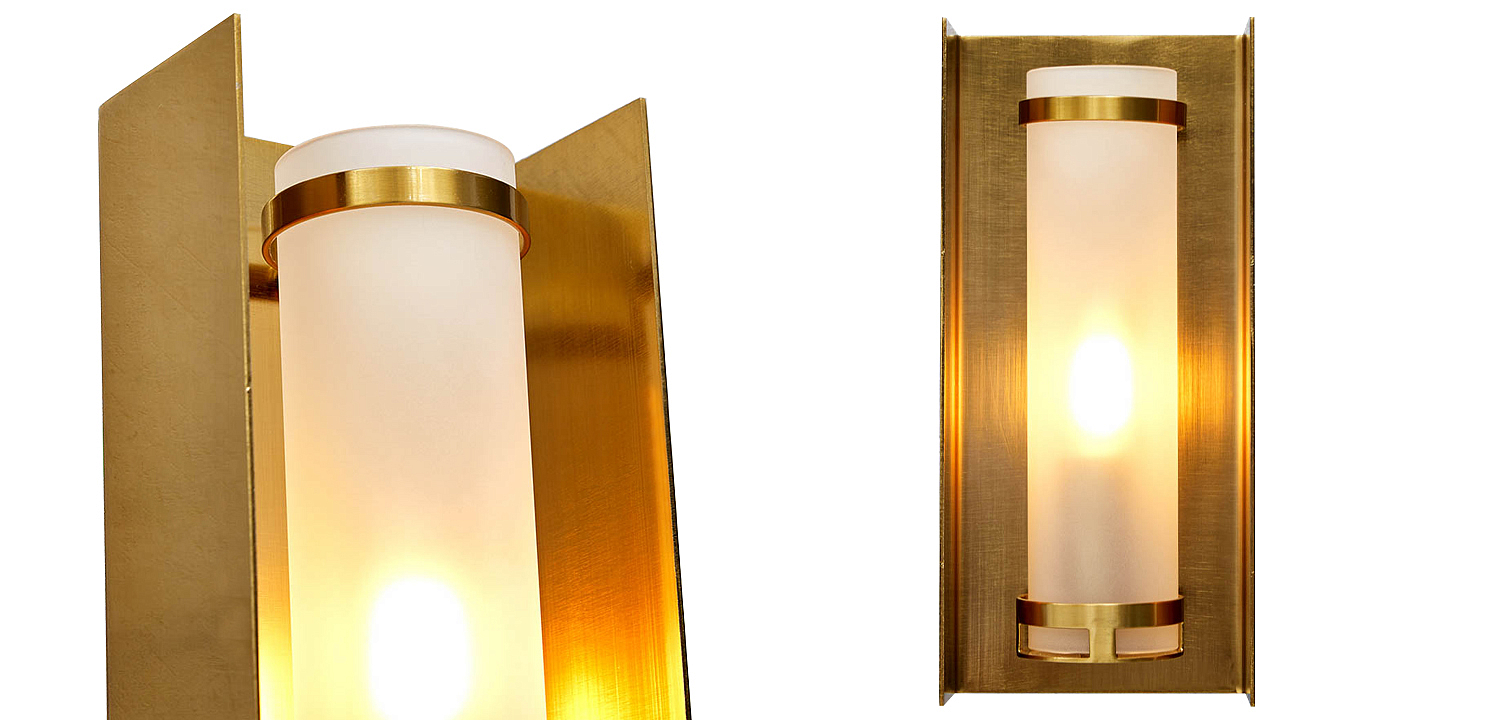 Бра Regin Wall Lamp Матовое Стекло Бра Regin Wall Lamp Матовое Стекло - Loft-Concept в Костроме
