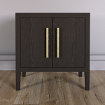 Тумбочка Primo с дверцами шпон темный орех варинант исполнения - 2 | Loft Concept в Костроме