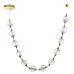 Люстра подвесная с шарообразными плафонами Crystal Globule варинант исполнения - 5 | Loft Concept в Костроме