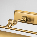 Светильник для картин цвета состаренная латунь с широким плафоном на прямоугольном основании Elstead Lighting варинант исполнения - 9 | Loft Concept в Костроме