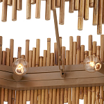 Люстра с абажуром из ротанга Wicker Furniture варинант исполнения - 2 | Loft Concept в Костроме