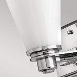 Бра для ванных комнат с белыми стеклянными конусными плафонами Hinkley варинант исполнения - 8 | Loft Concept в Костроме