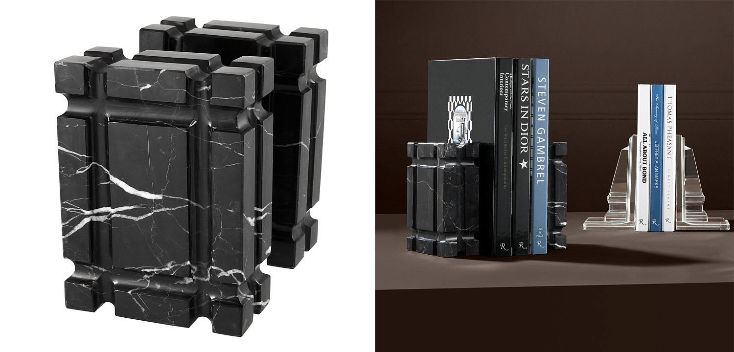 Держатель для книг Eichholtz BOOKEND LINEA SET OF 2 Держатель для книг Eichholtz BOOKEND LINEA SET OF 2 - Loft-Concept в Костроме