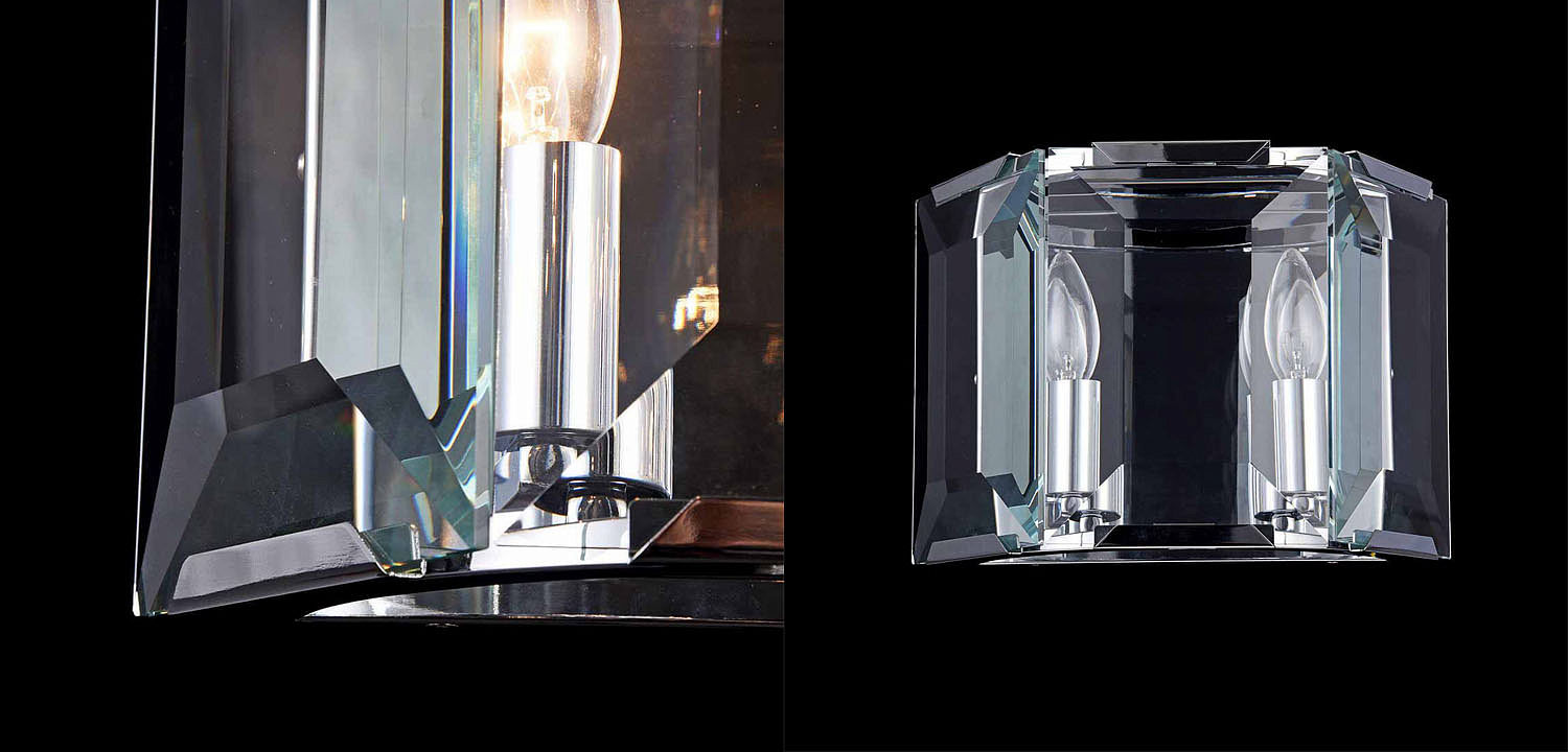 Бра Lari Harlow Crystal Round chrome Бра Lari Harlow Crystal Round chrome - Loft-Concept в Костроме