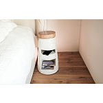 Керамический столик с деревянной столешницей "Пешка" варинант исполнения - 1 | Loft Concept в Костроме