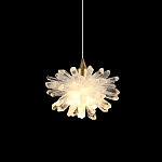 Подвесной светильник с натуральным горным хрусталем Crystal Shimmer варинант исполнения - 2 | Loft Concept в Костроме