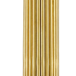 Подвесной светильник золотой в форме цилиндра из тонких металлических трубок  Long Tubular Lampshade варинант исполнения - 1 | Loft Concept в Костроме