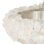 Люстра светодиодная фактурная в форме кольца Amber Crystal варинант исполнения - 2 | Loft Concept в Костроме