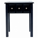 Черная тумба с выдвижным ящиком Monica варинант исполнения - 1 | Loft Concept в Костроме