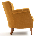 Кресло велюровое на ножках из массива ясеня Jessie Armchair варинант исполнения - 3 | Loft Concept в Костроме