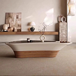 Журнальный столик фигурный со стеклянной столешницей Table Drop варинант исполнения - 3 | Loft Concept в Костроме