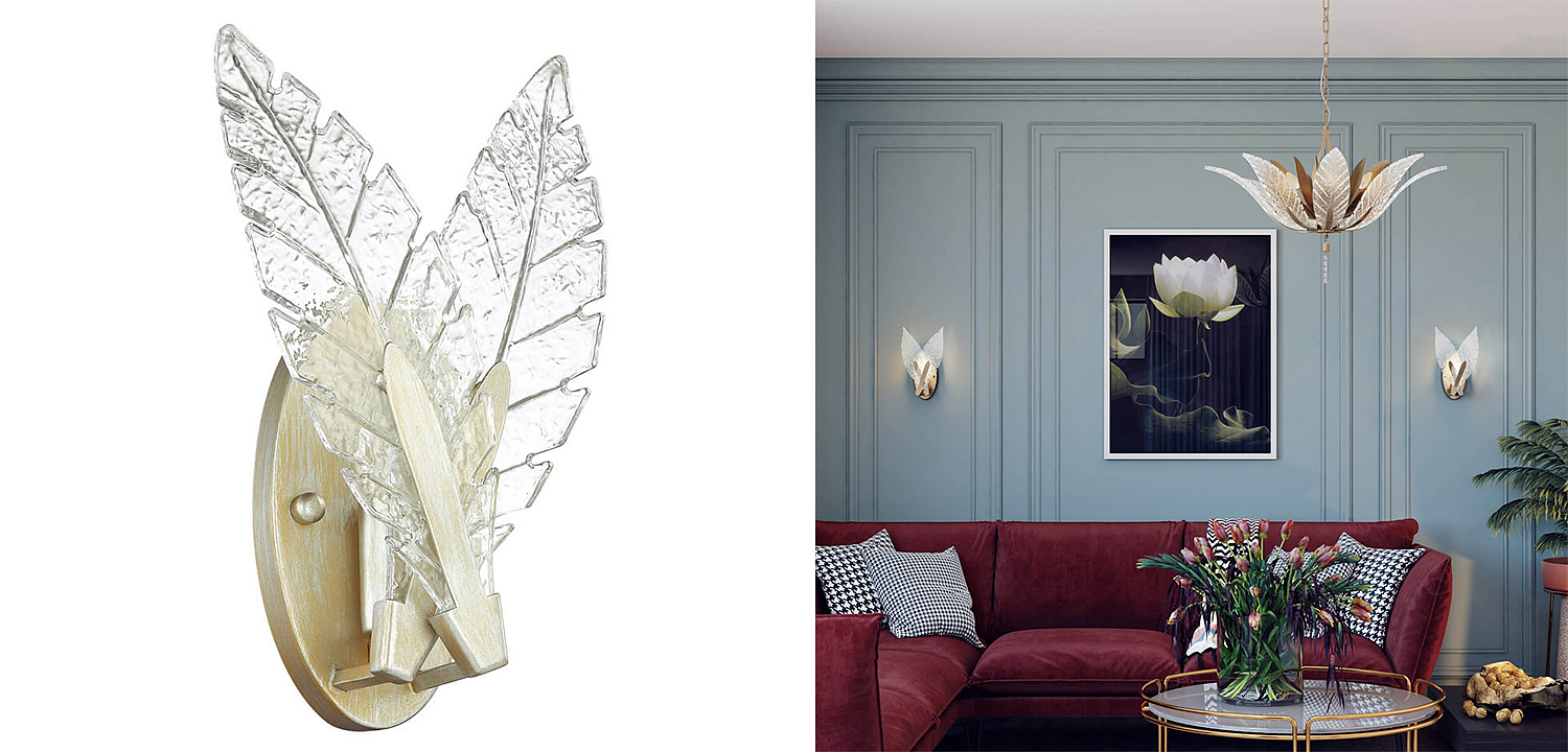 Бра Glass Petals Sconce Бра Glass Petals Sconce - Loft-Concept в Костроме