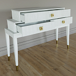 Премиальная Консоль с тремя ящиками Elsa Dreams White варинант исполнения - 2 | Loft Concept в Костроме