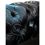 Кресло "Баския и Уорхол" Basquiat Warhol graffiti chair натуральная кожа варинант исполнения - 8 | Loft Concept в Костроме