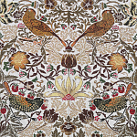 Мебельная ткань Гобелен William Morris кофейный цвет N 1114 варинант исполнения - 7 | Loft Concept в Костроме
