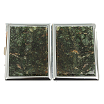 Портсигар на 10 сигарет с газовой зажигалкой из натурального камня Актиновит Stone Cigarettes Cases варинант исполнения - 4 | Loft Concept в Костроме