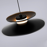 Подвесной светильник черного цвета из металла Obsidian Touch варинант исполнения - 4 | Loft Concept в Костроме