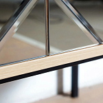 ТВ-тумба с зеркальным декором Serena TV-Stand варинант исполнения - 3 | Loft Concept в Костроме