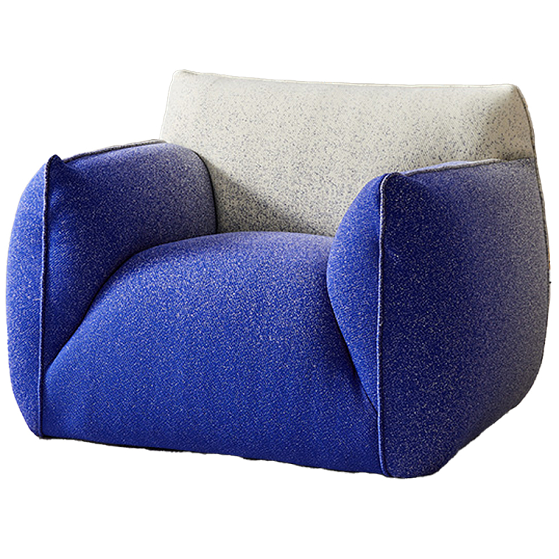 Кресло Gradient Blue Armchair Молочный Синий Кресло Gradient Blue Armchair Молочный Синий в Костроме | Loft Concept