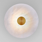 Бра светодиодный с мраморным рассеивателем латунь варинант исполнения - 1 | Loft Concept в Костроме